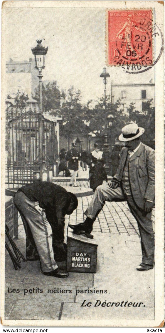 CPA PARIS - Les petits métiers paris Decrotteur (88285)