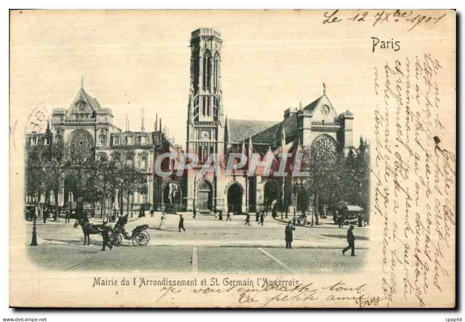 CPA Paris Mairie du 1er Arrondissement et St Germain l Auxerrois
