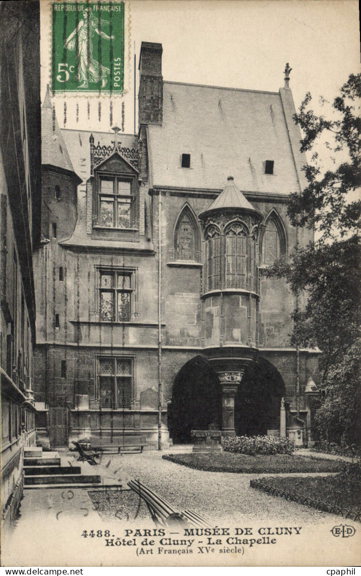 CPA Paris Musee de Cluny Hotel de Cluny La Chapelle