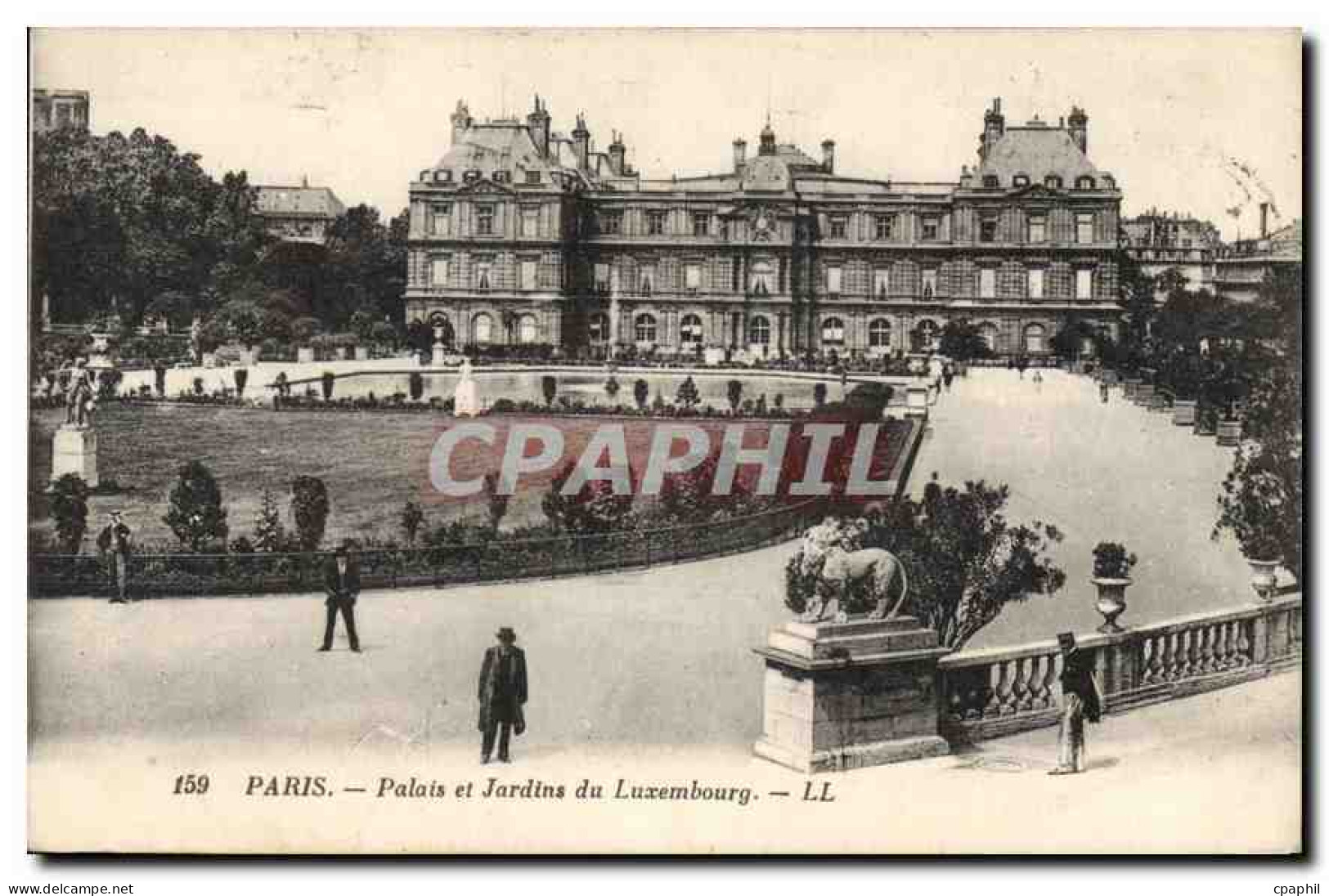 CPA Paris Palais et Jardins du Luxembourg