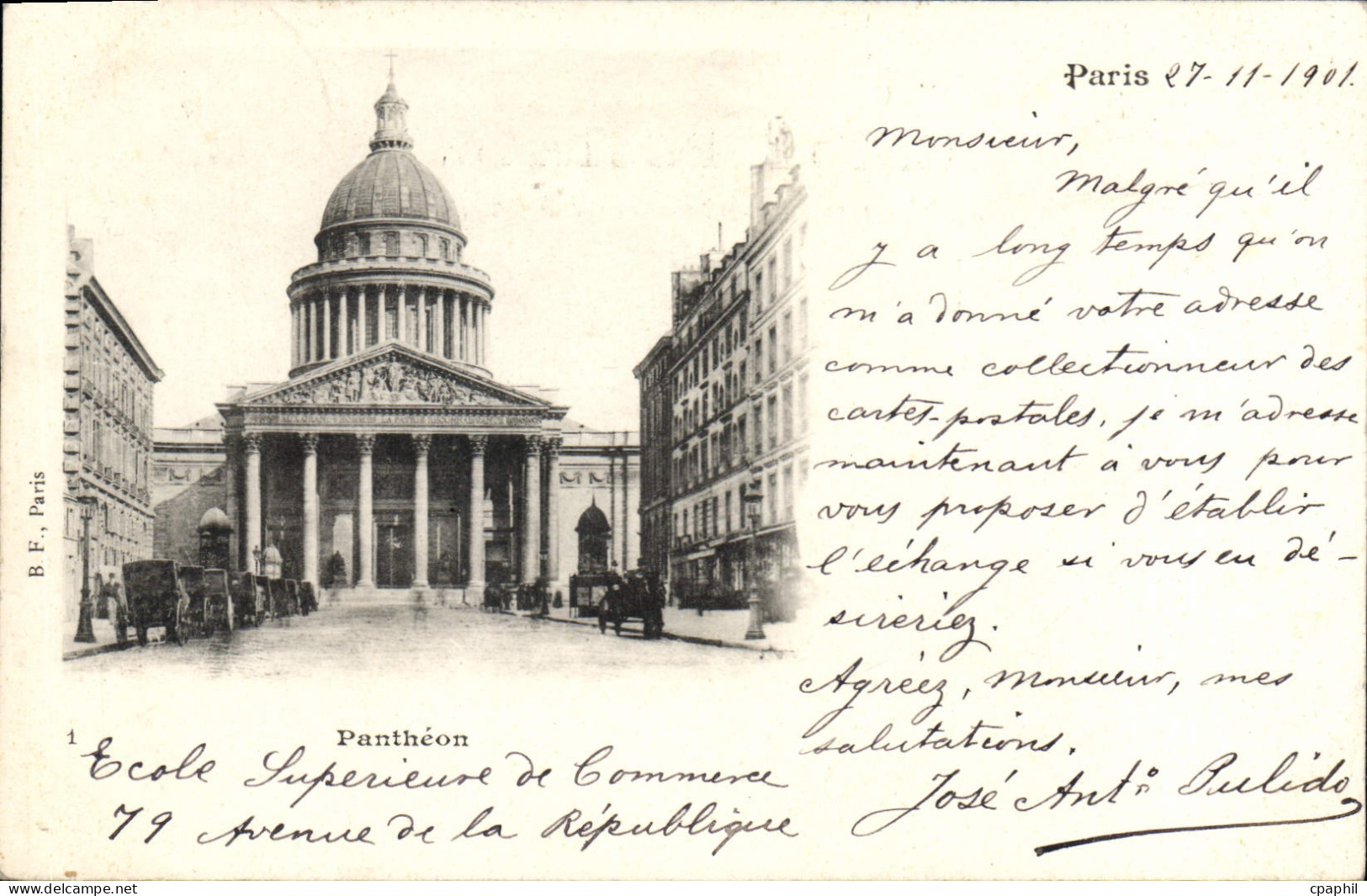 CPA Paris Pantheon