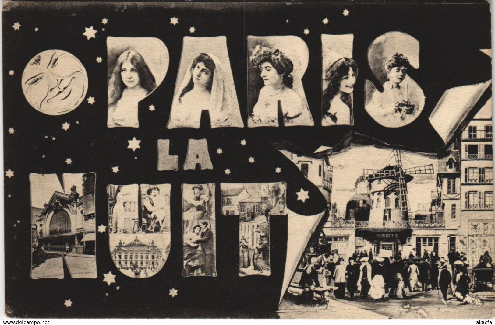 CPA PARIS - Paris la Nuit (51642)