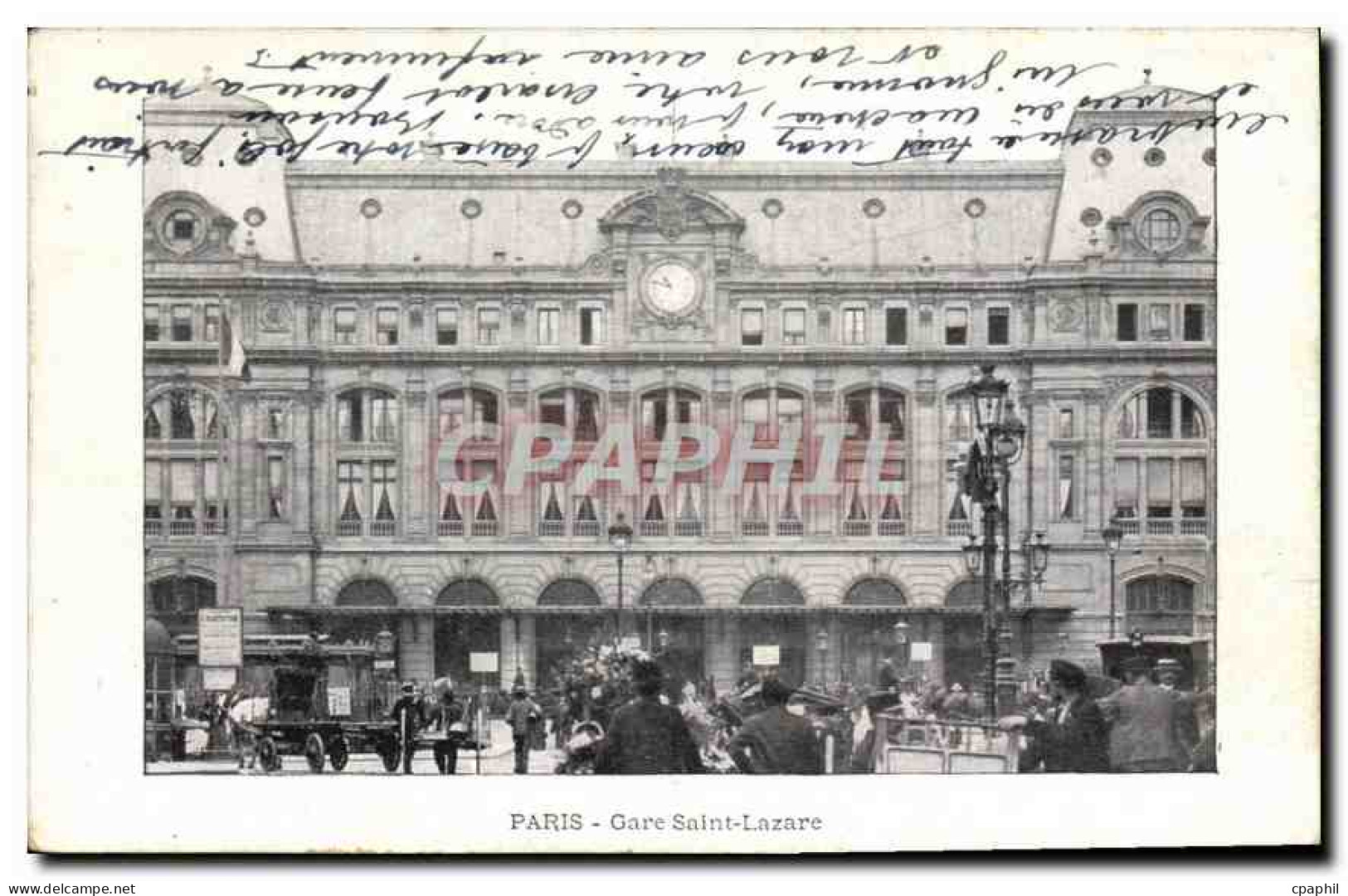 CPA Paris Petit Gare Saint Lazare
