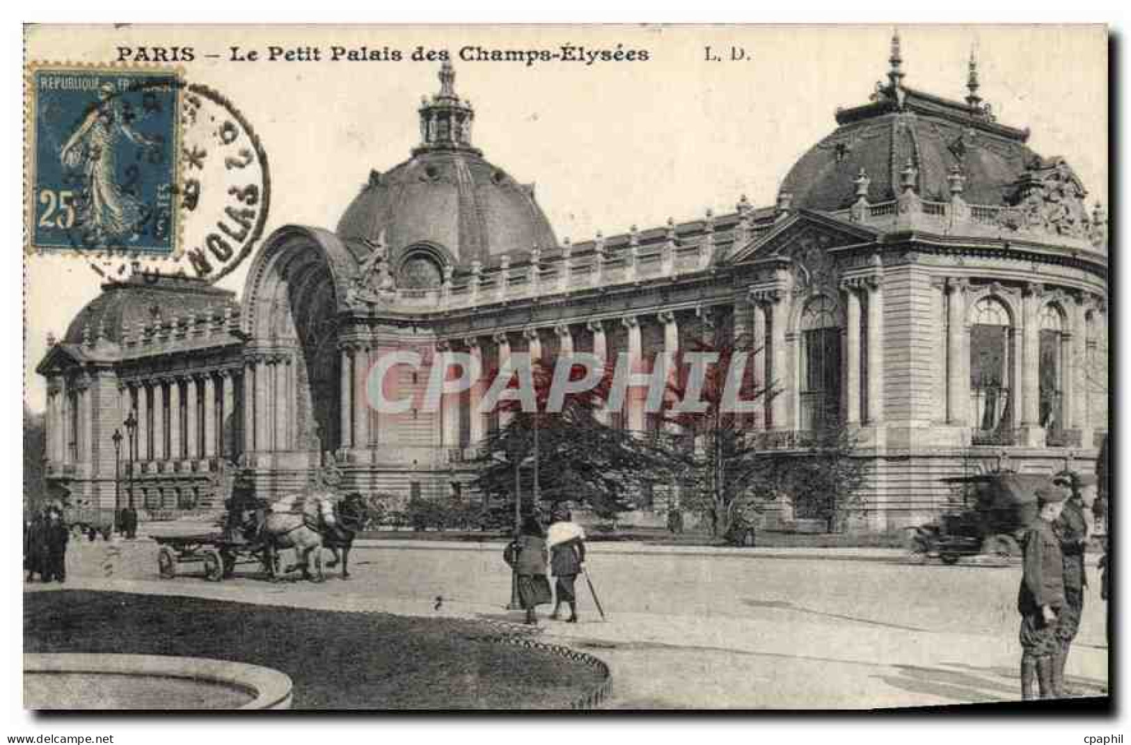 CPA Paris Petit Palais des Champs Elysees