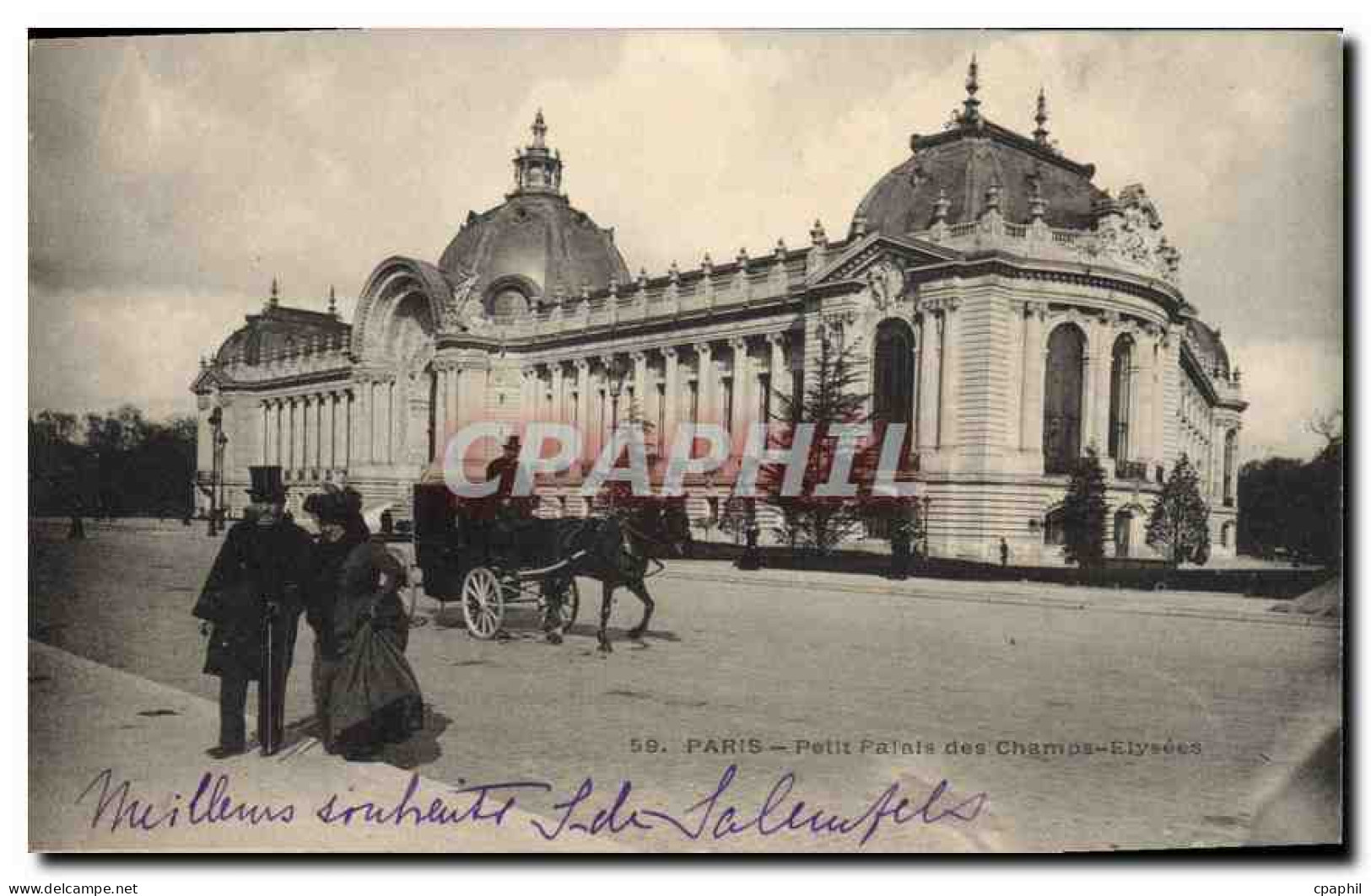 CPA Paris Petit Palais des Champs Elysees