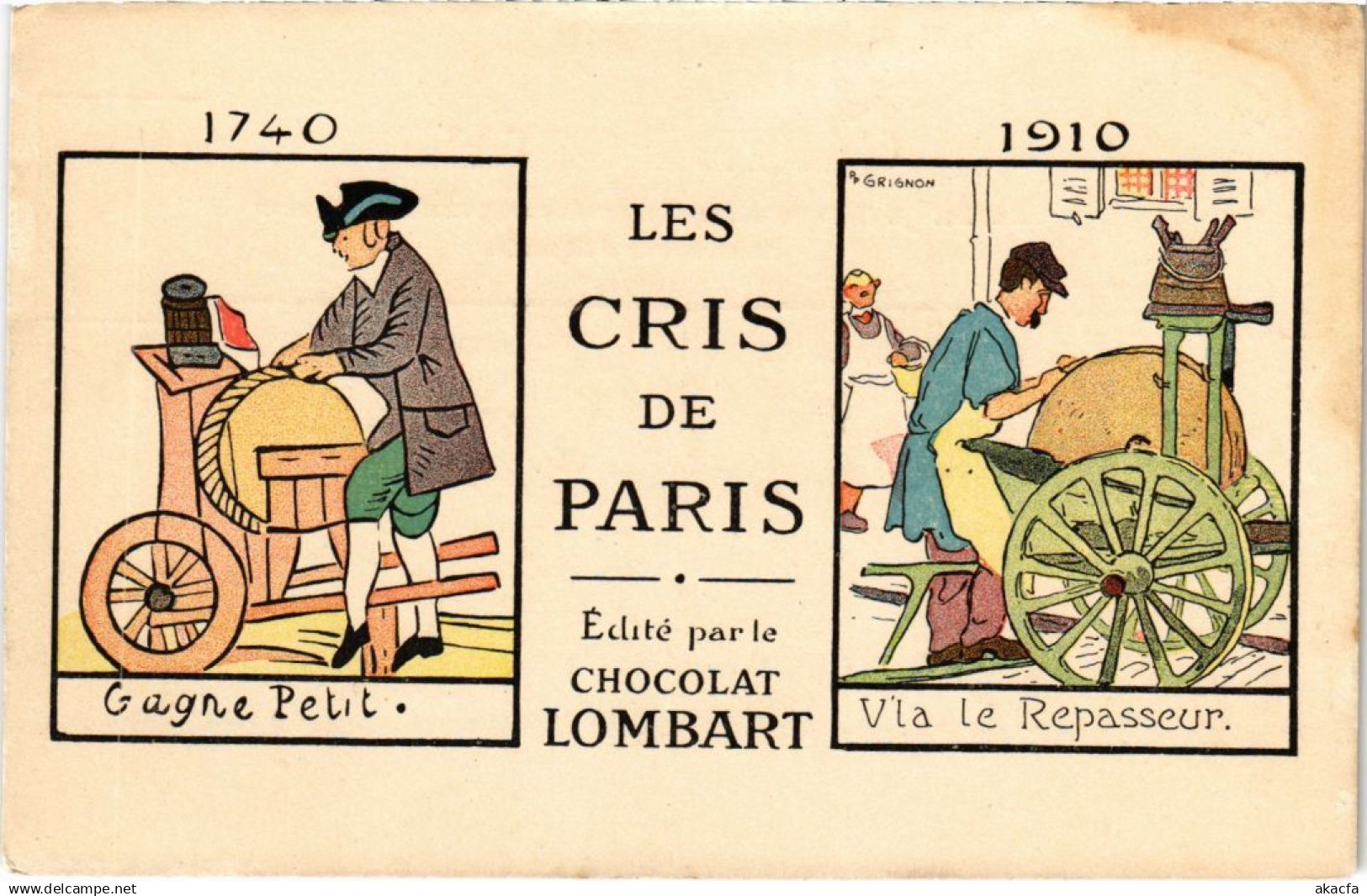 CPA PARIS Petits Metiers Les Cris de Paris (1246014)