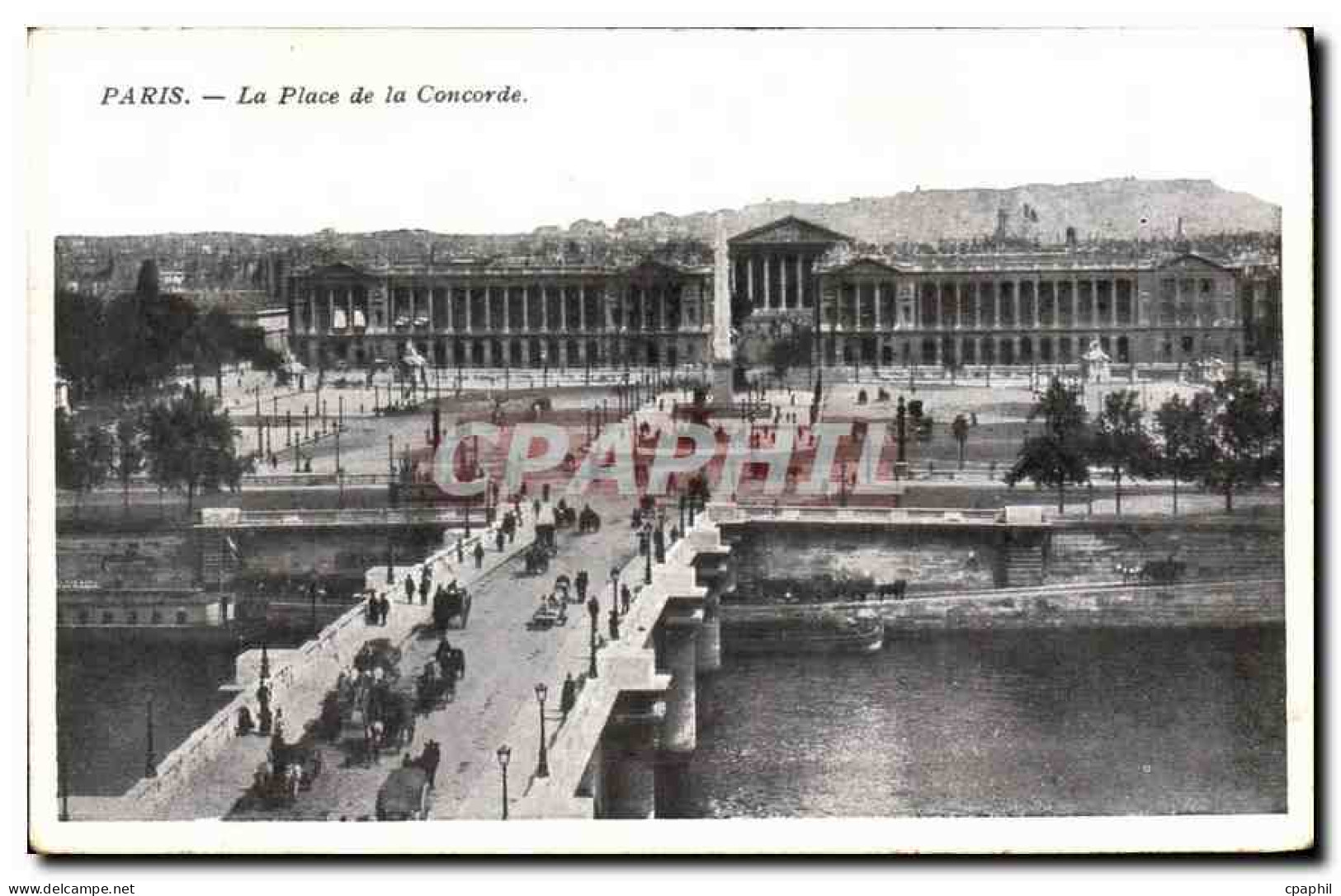 CPA Paris Place de la Concorde