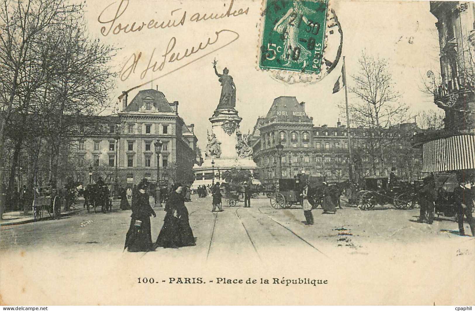 CPA Paris Place de la Republique