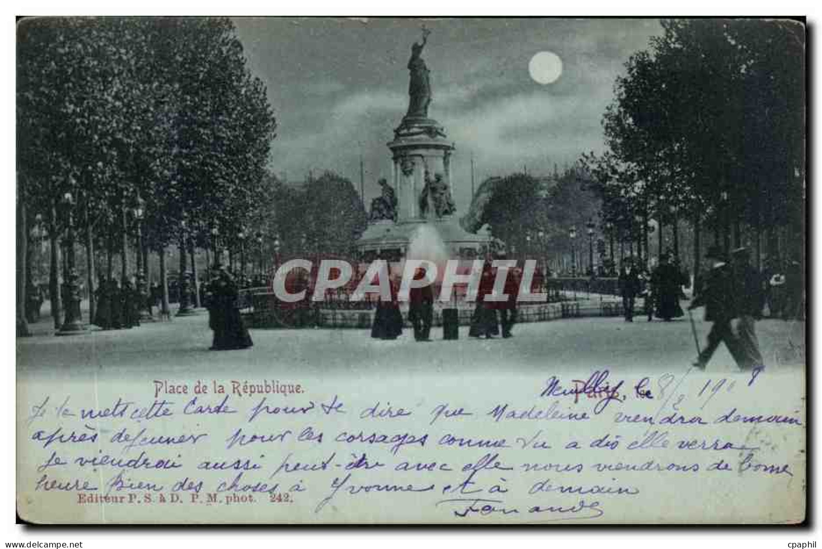 CPA Paris place de la Republique