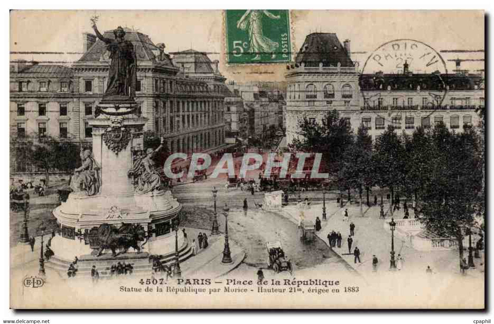 CPA Paris place de la Republique