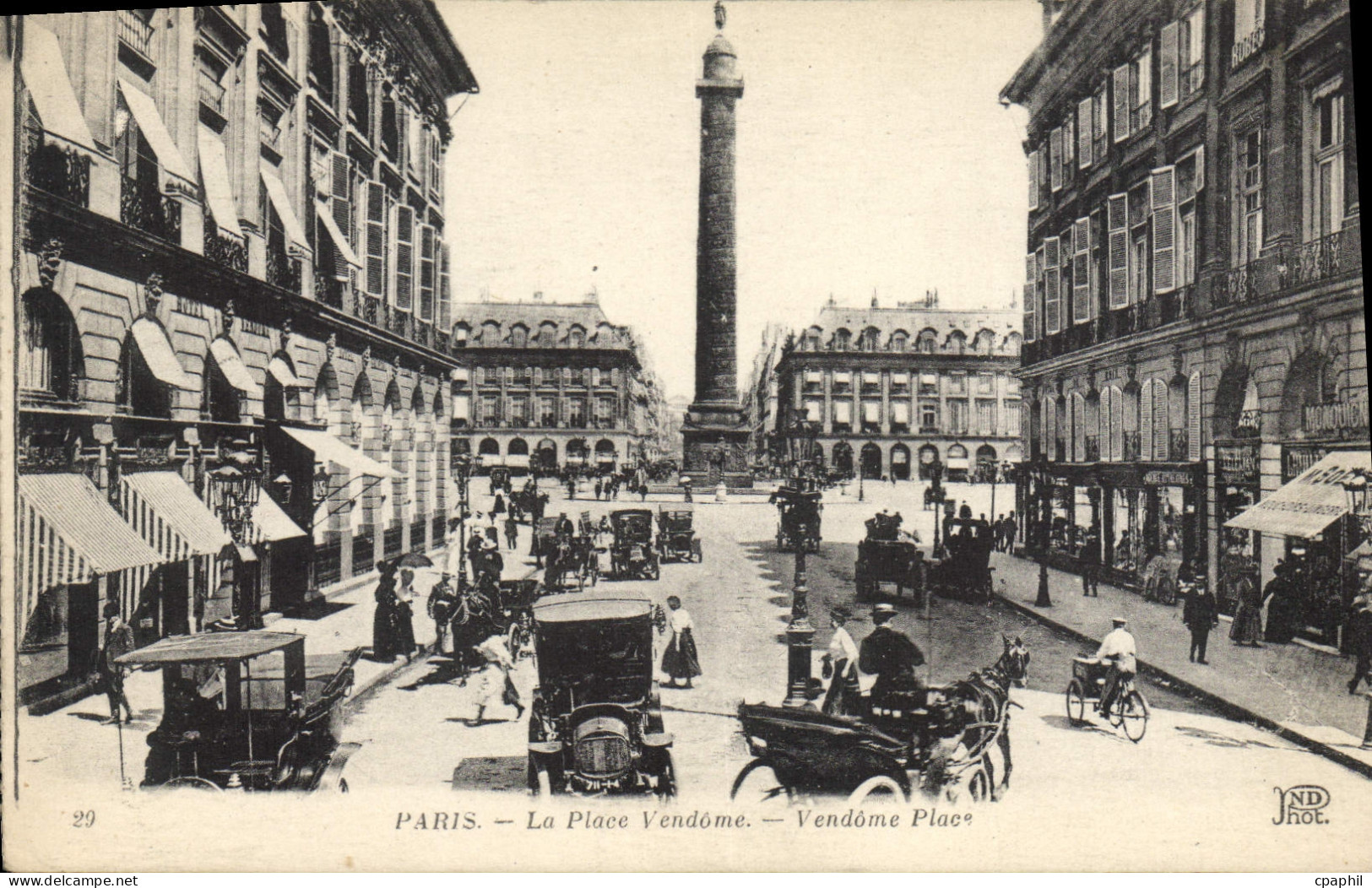 CPA Paris Place Vendome
