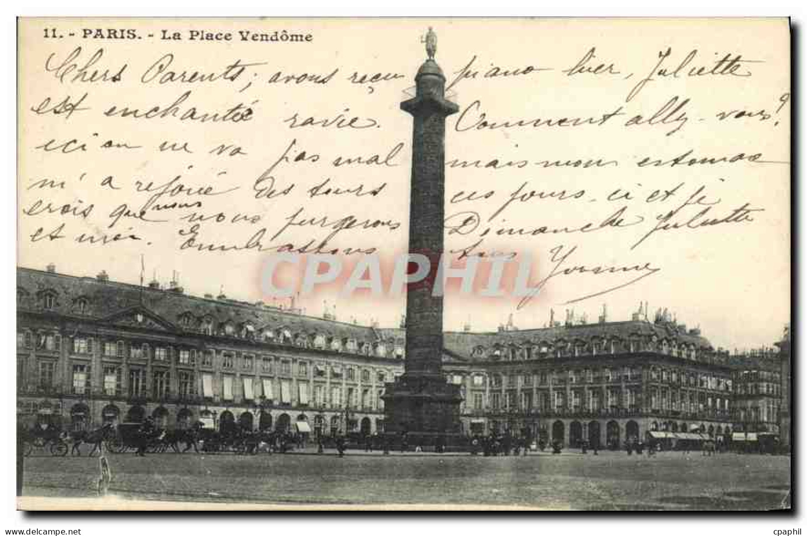 CPA Paris Place Vendome