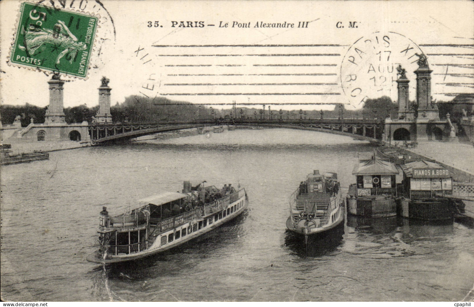 CPA Paris pont Alexandre III
