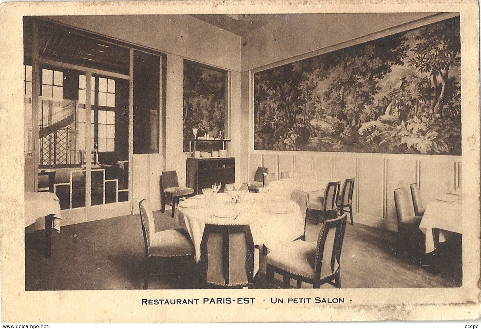 CPA Paris Restaurant Paris-Est Un petit Salon