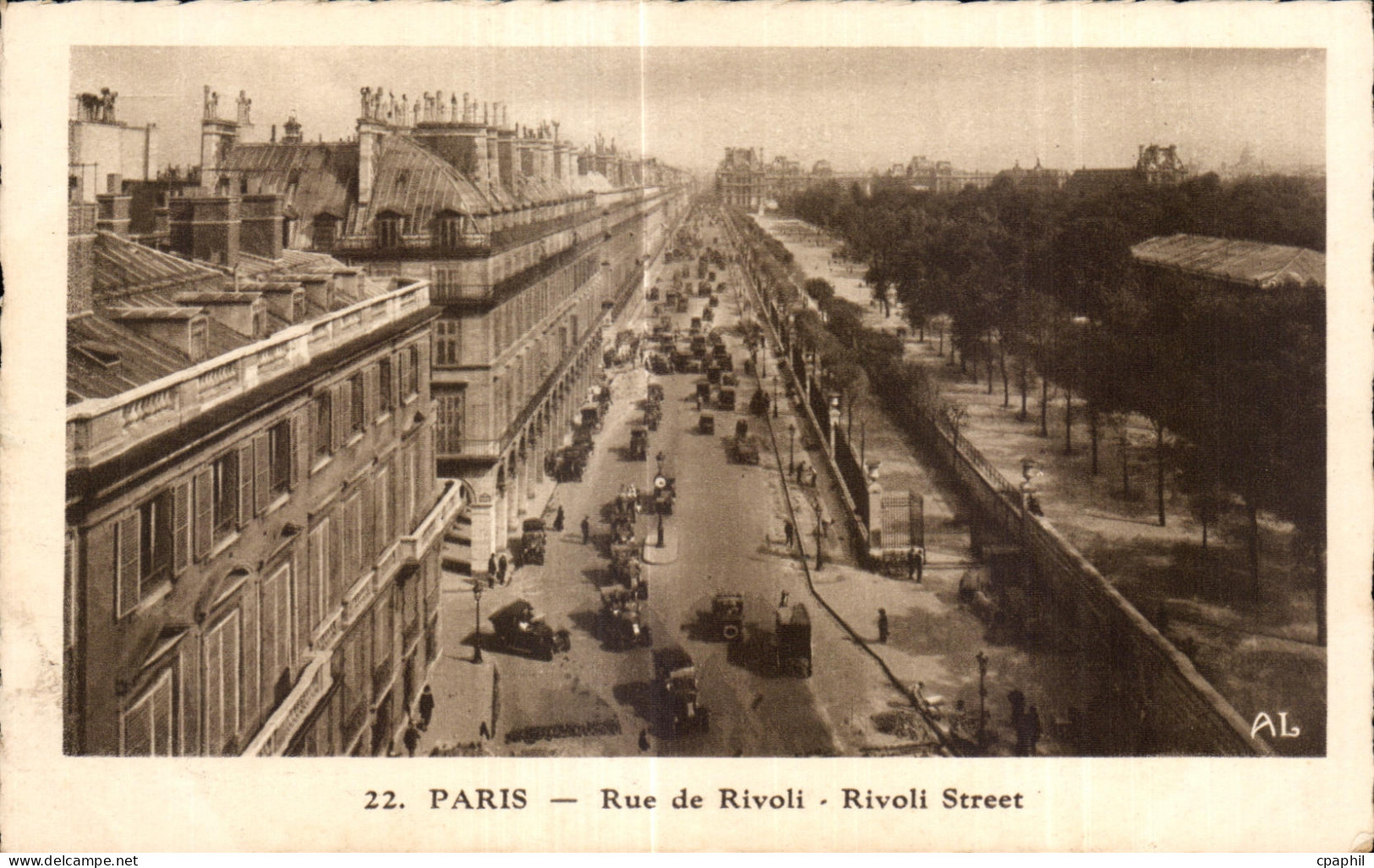 CPA Paris Rue de Rivoli Rivoli Street