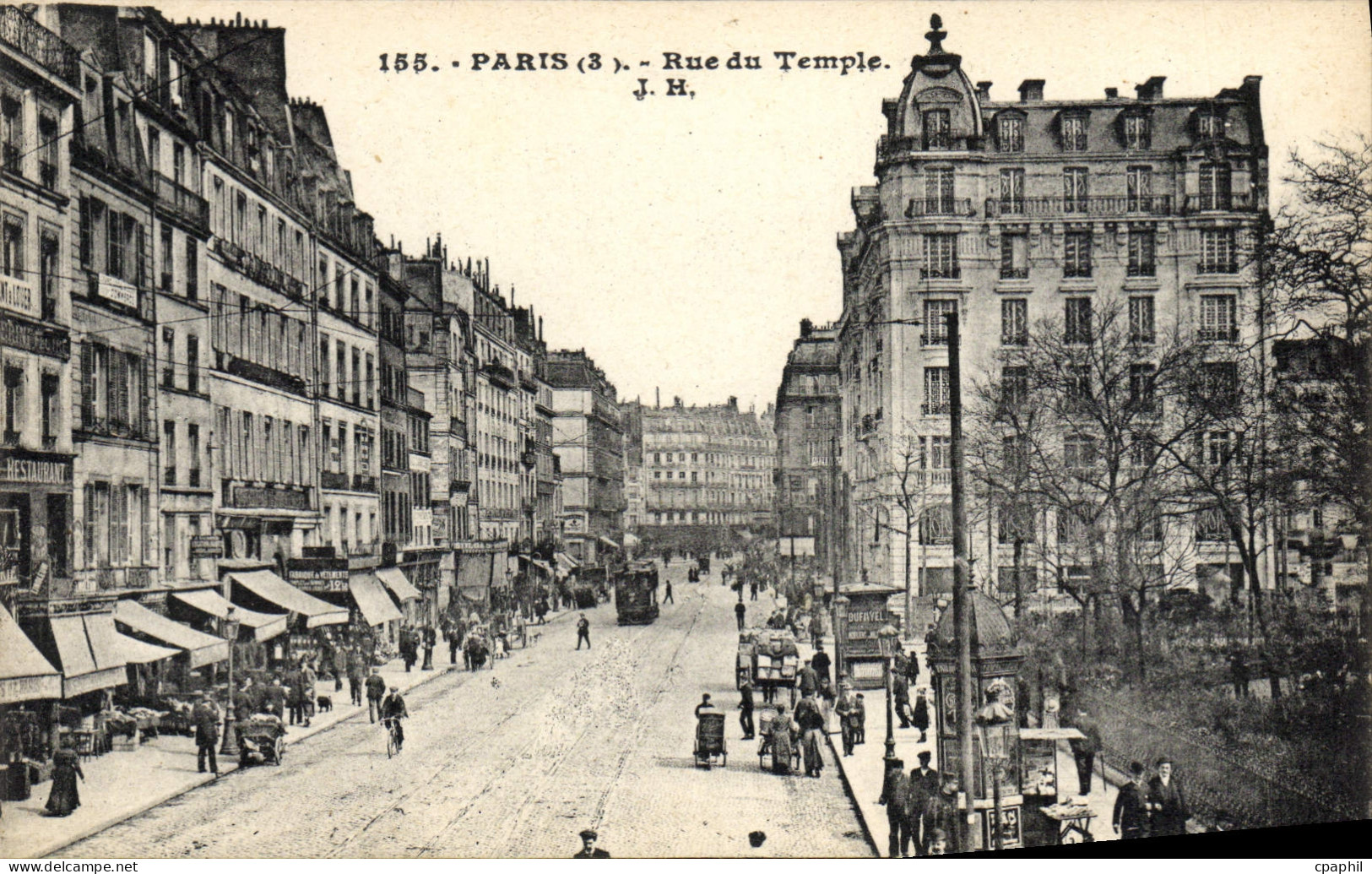 CPA Paris Rue du Temple