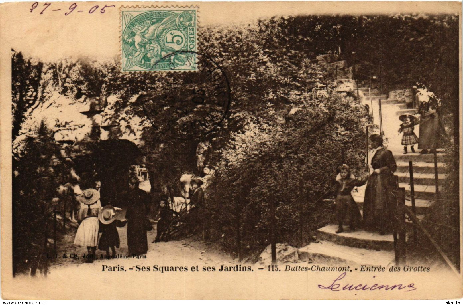 CPA PARIS Ses Squares et ses Jardins. 115. Buttes-Chaumont (577630)