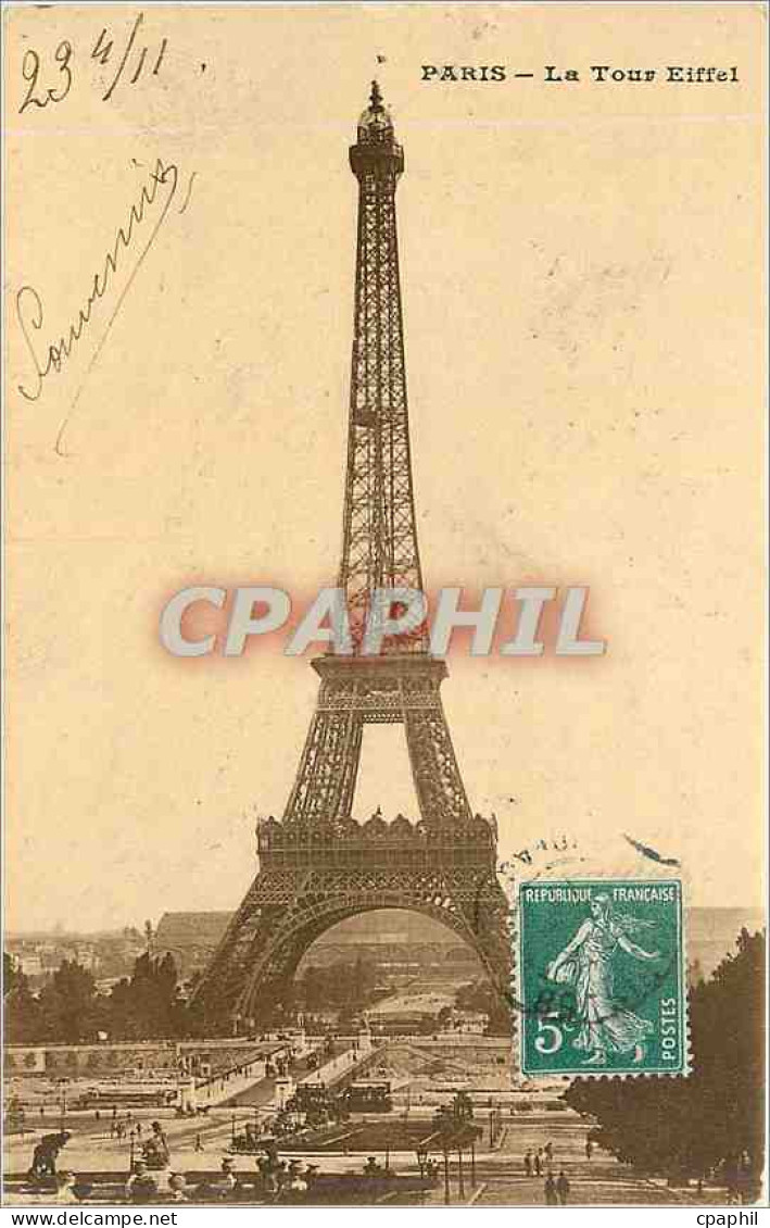 CPA PARIS-TOUR EIFFEL