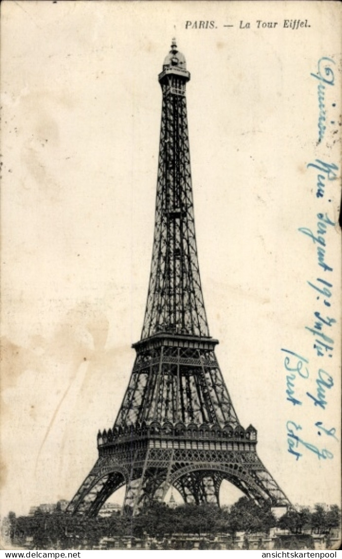 CPA Paris VII, Der Eiffelturm, Eiffelturm