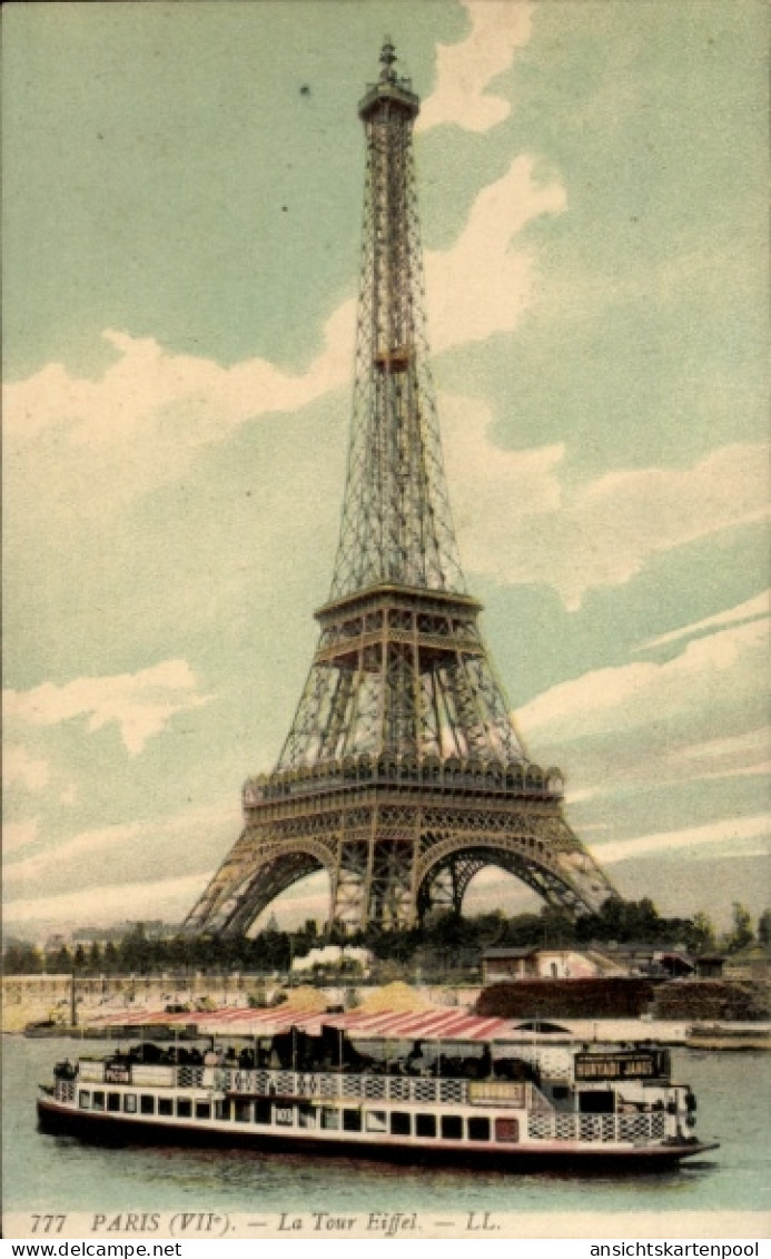 CPA Paris VII, Der Eiffelturm, Eiffelturm
