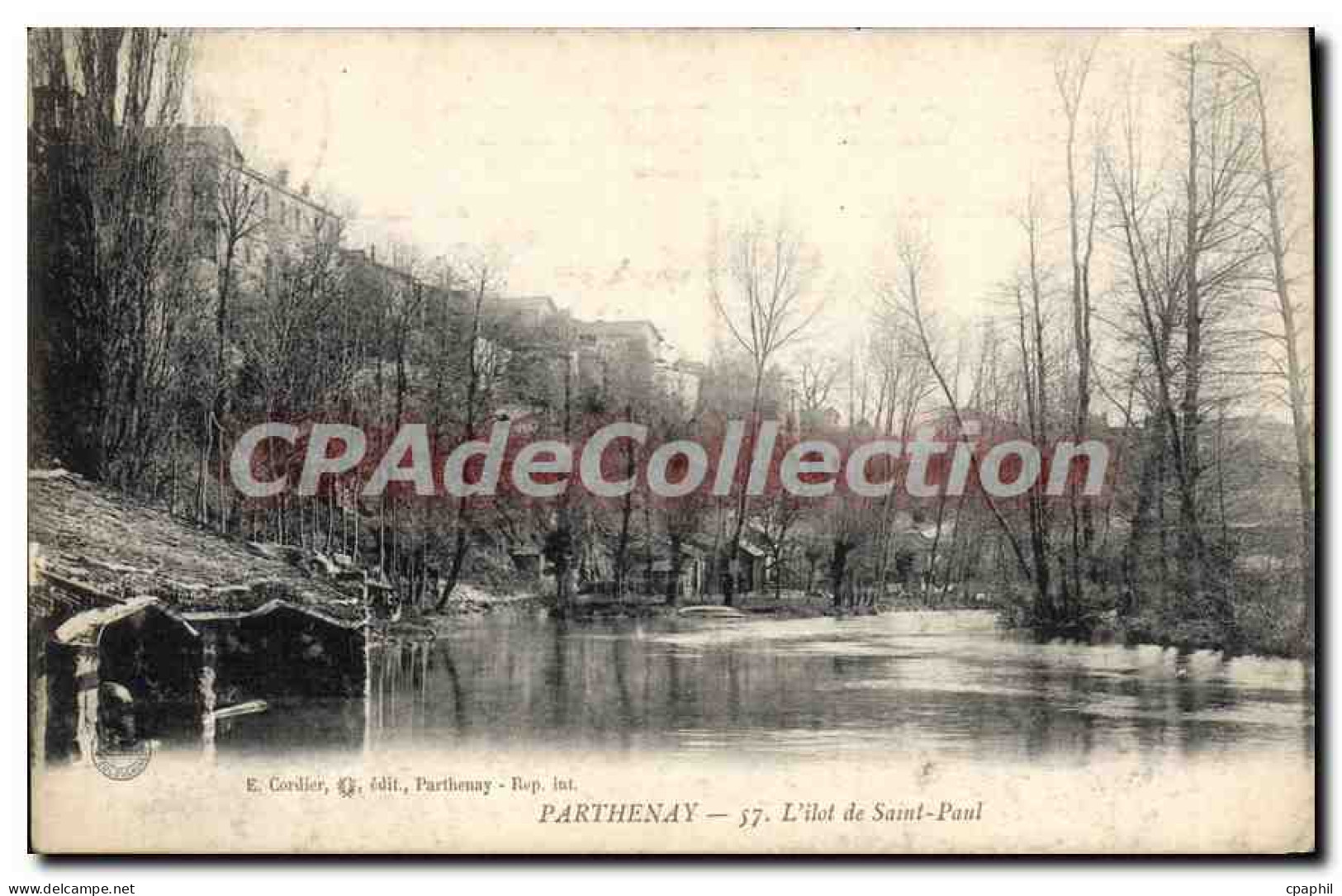 CPA Parthenay L'Ilot De Saint Paul