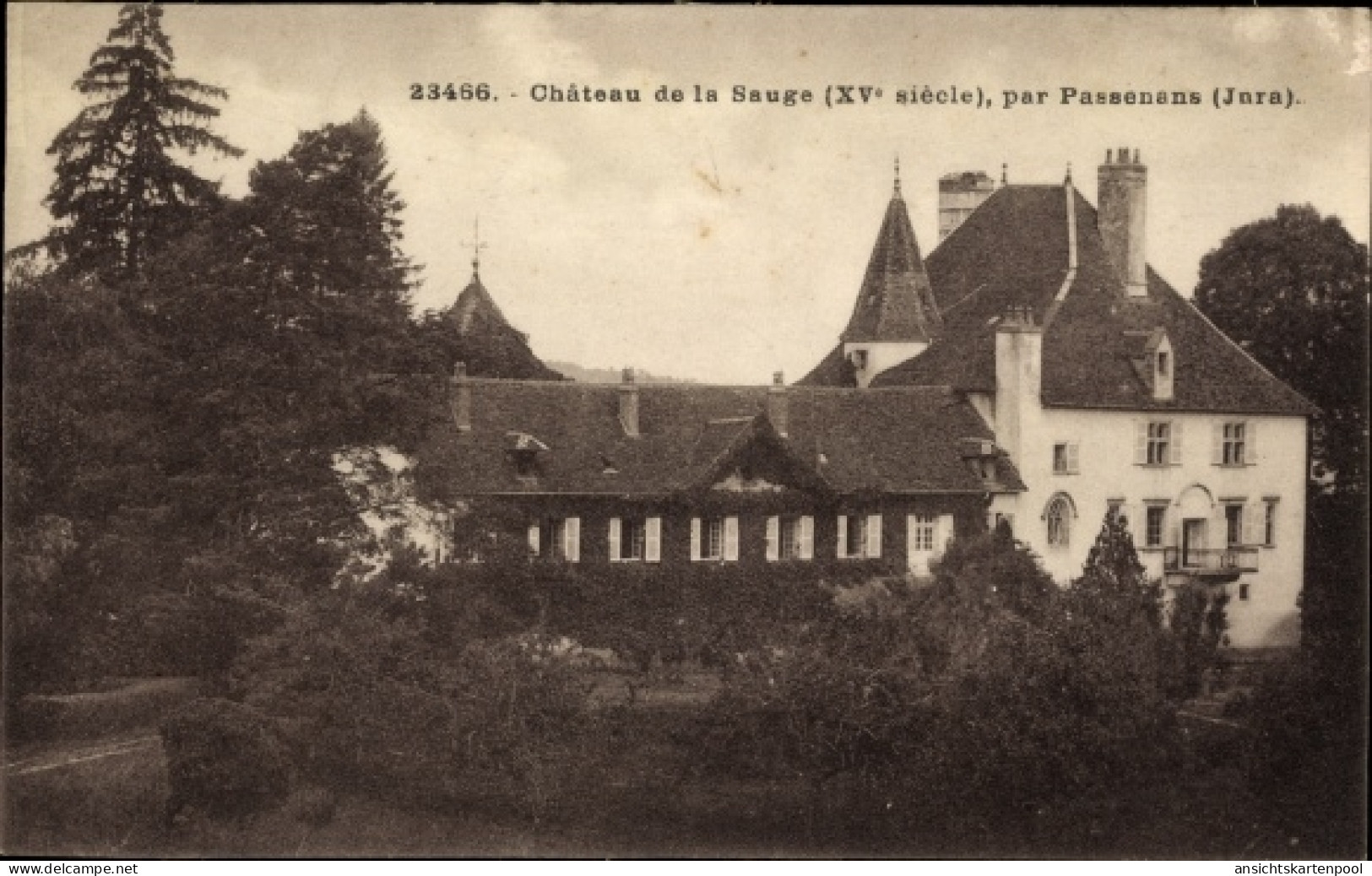 CPA Passenans Jura, Chateau de la Sauge