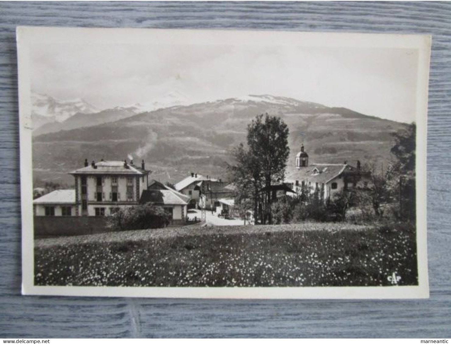 Cpa Passy (74) vue générale et le mont Joly