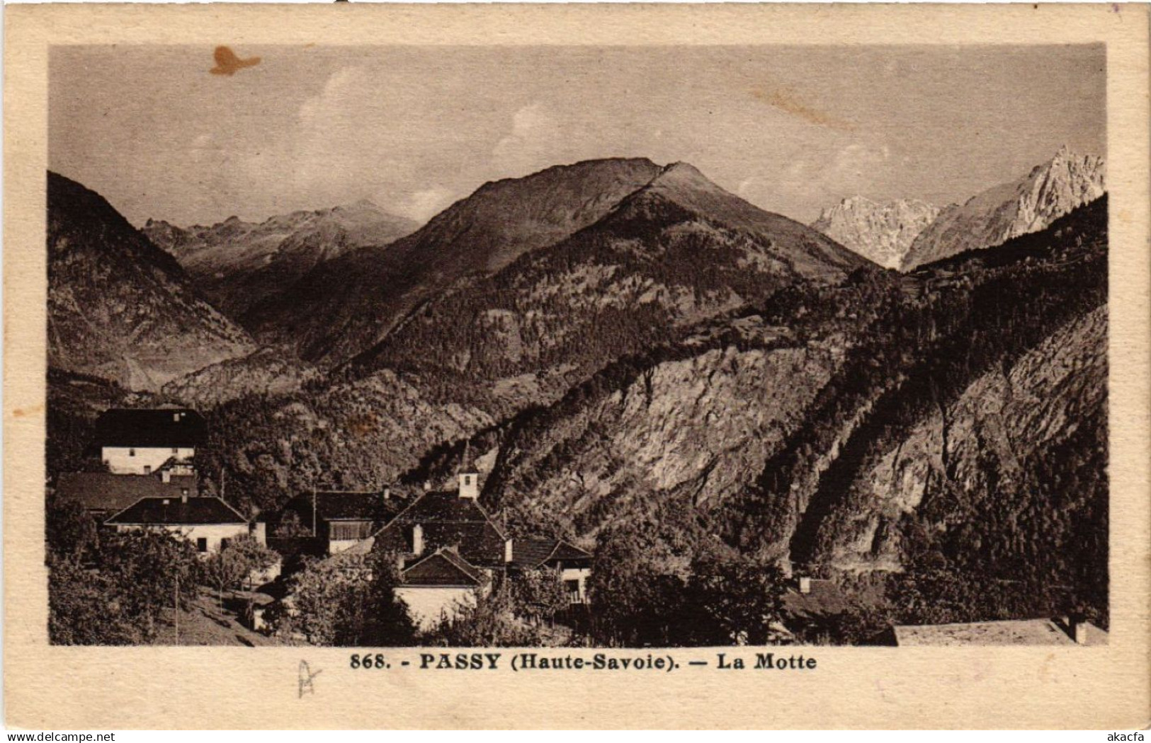CPA PASSY - La MOTTE (439945)