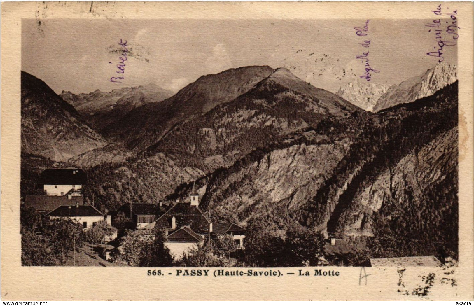 CPA PASSY - La MOTTE (439947)