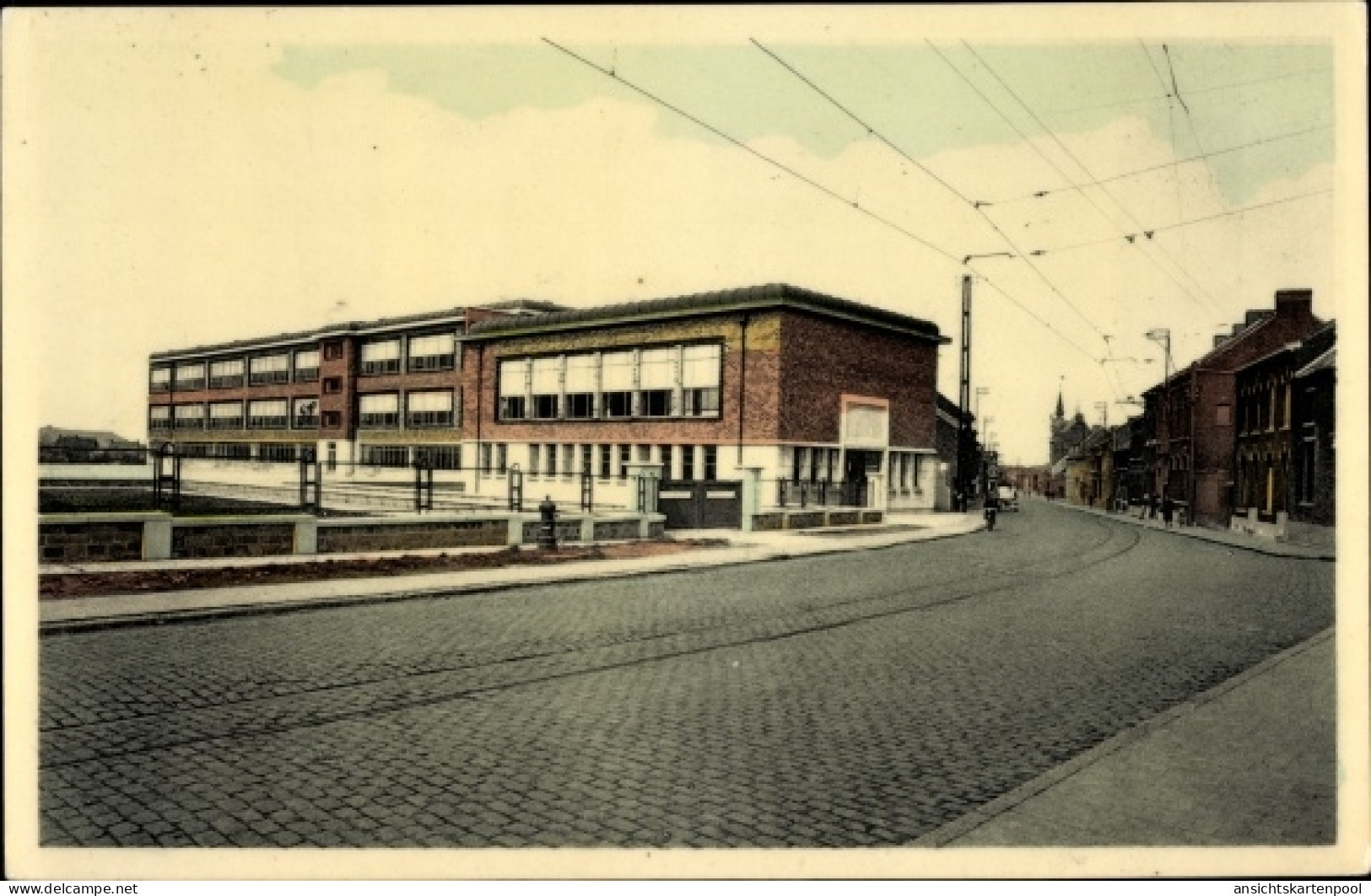 CPA Paturages Colfontaine Hennegau, Ecole Moyenne