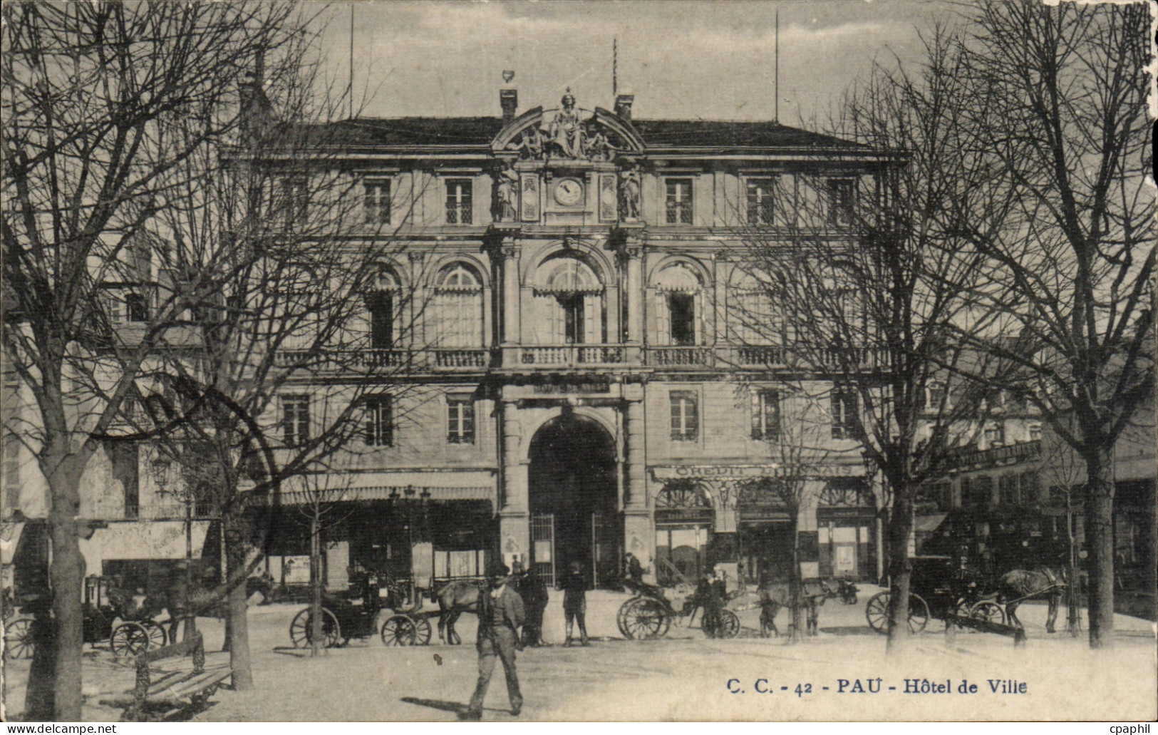 CPA Pau Hotel de ville