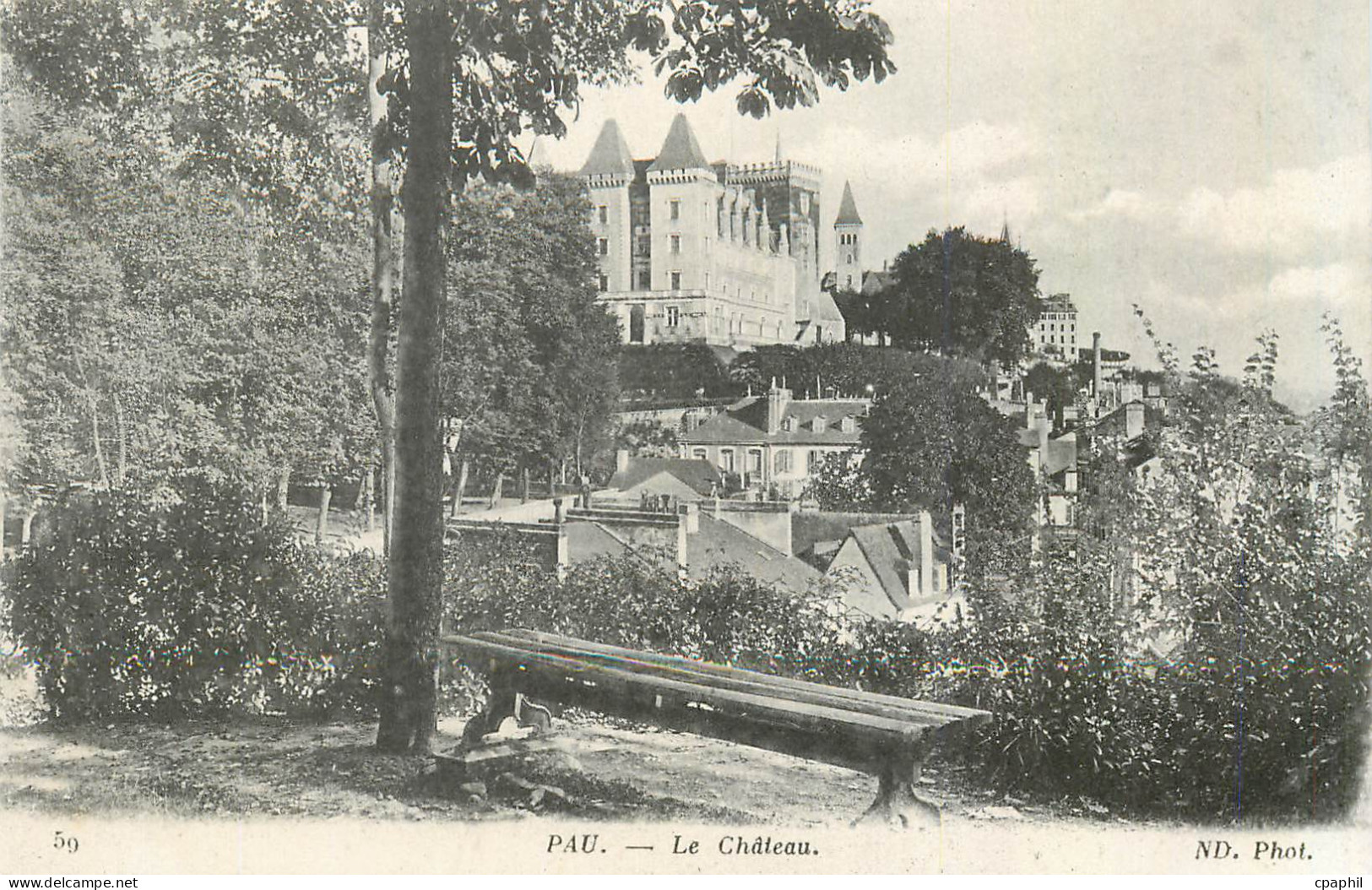 CPA Pau Le Chateau