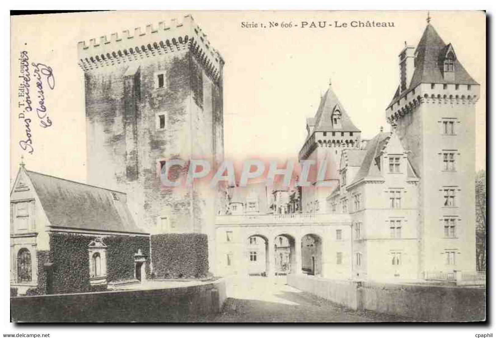 CPA Pau Le Chateau