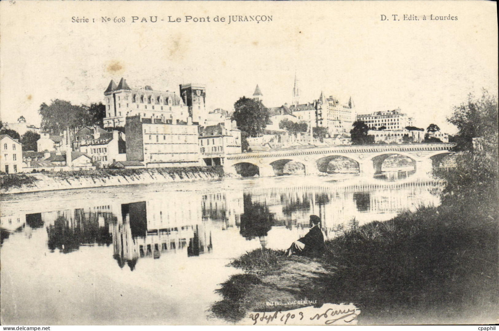 CPA Pau Le Pont de Jurancon