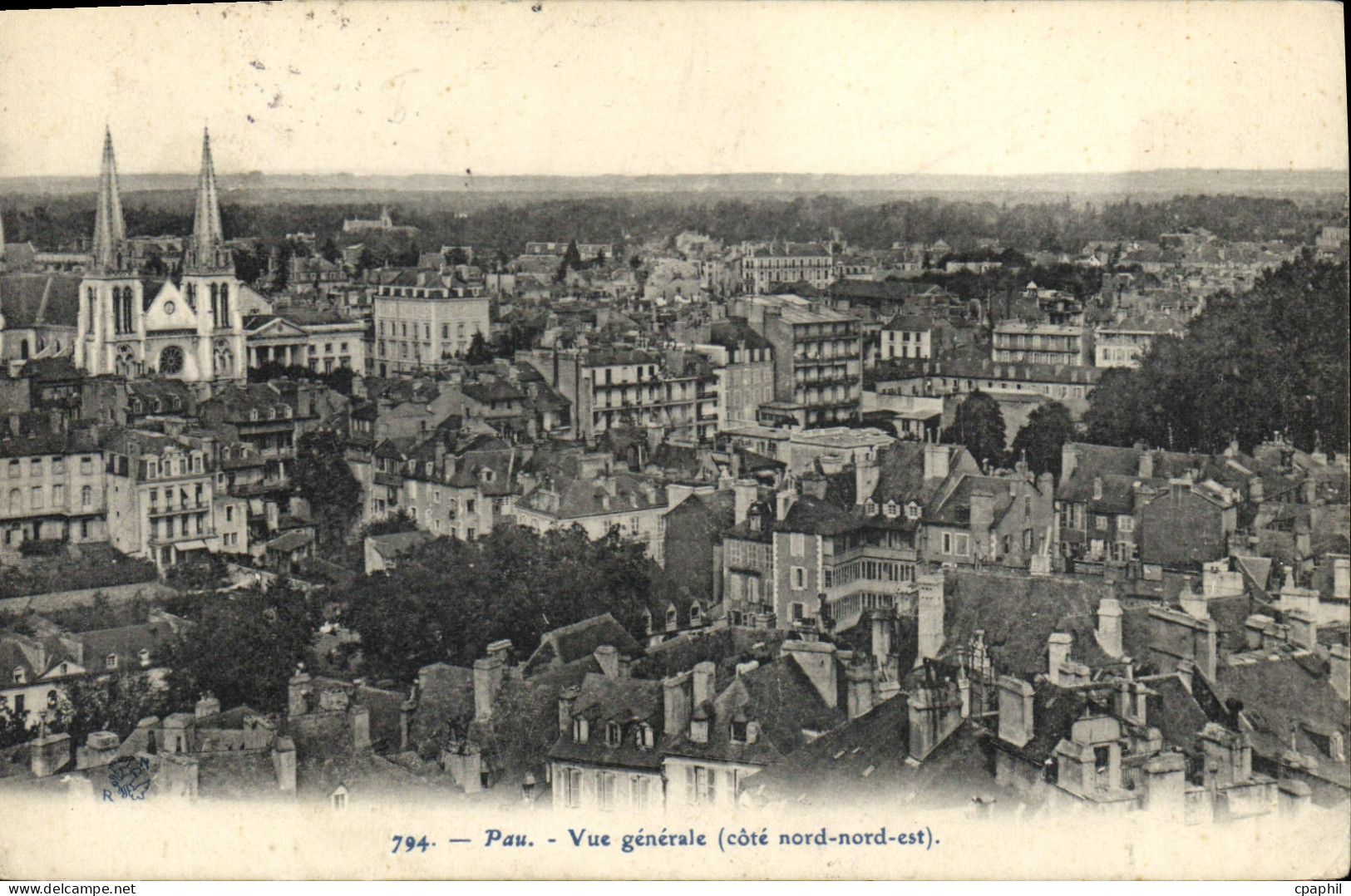 CPA Pau Vue generale