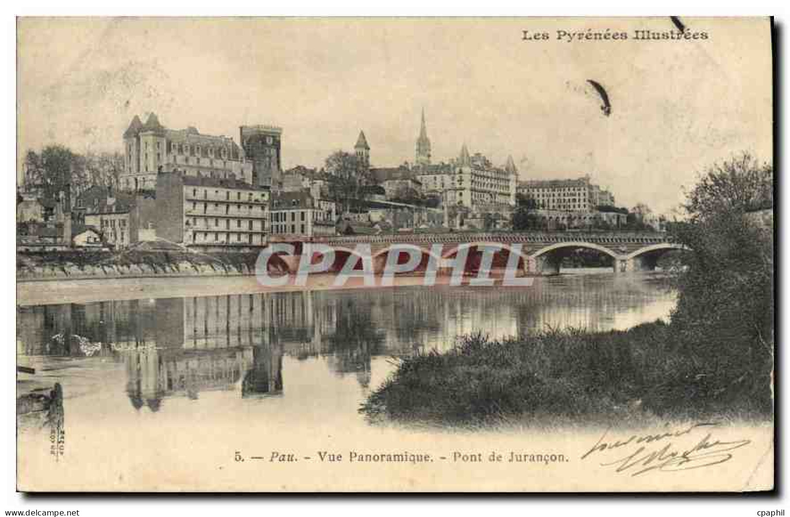 CPA Pau Vue Panoramique Pont du Jurancon