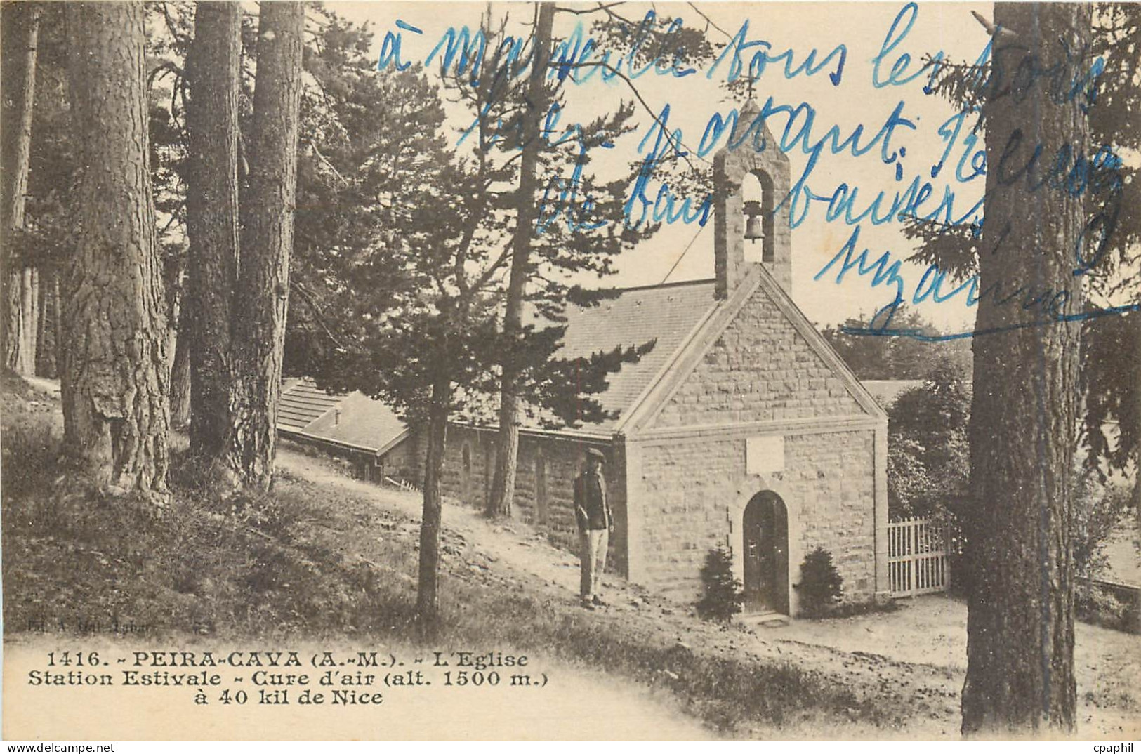 CPA PEIRA-CAVA L'Eglise