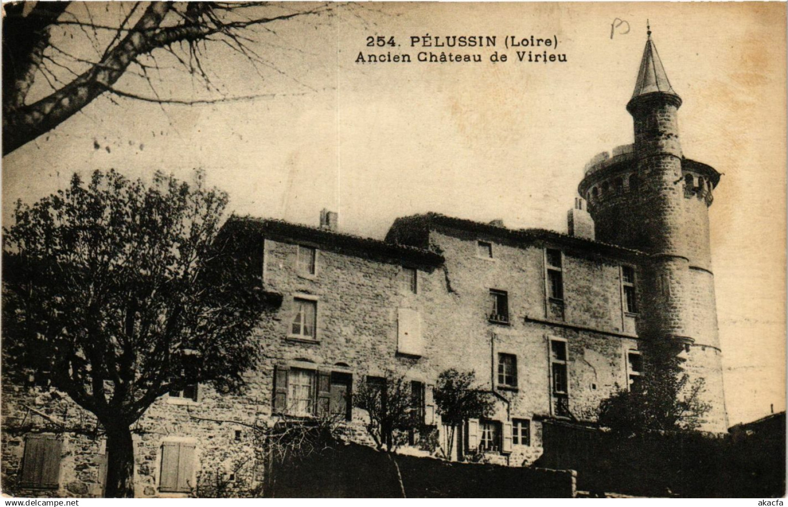 CPA PELUSSIN - Ancien Chateau de Virieu (578578)