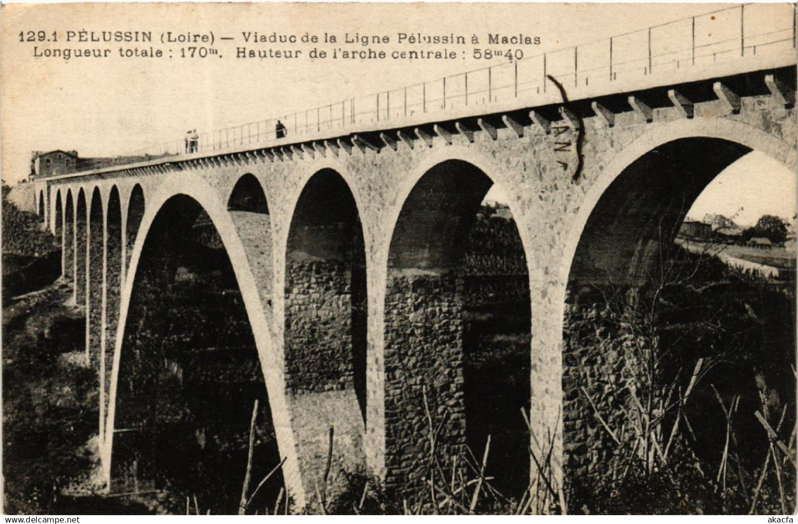 CPA PÉLUSSIN - Viaduc de la Ligne PÉLUSSIN a Macias - (459680)