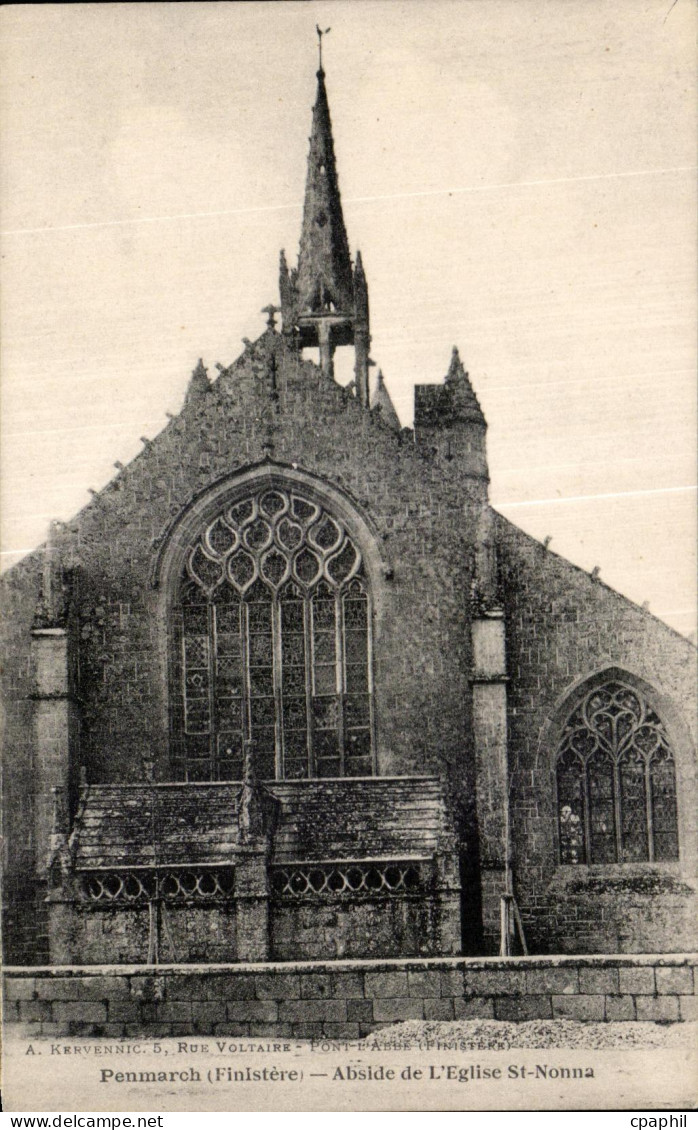 CPA Penmarch (Finistere) Abside de L Eglise St Nonna