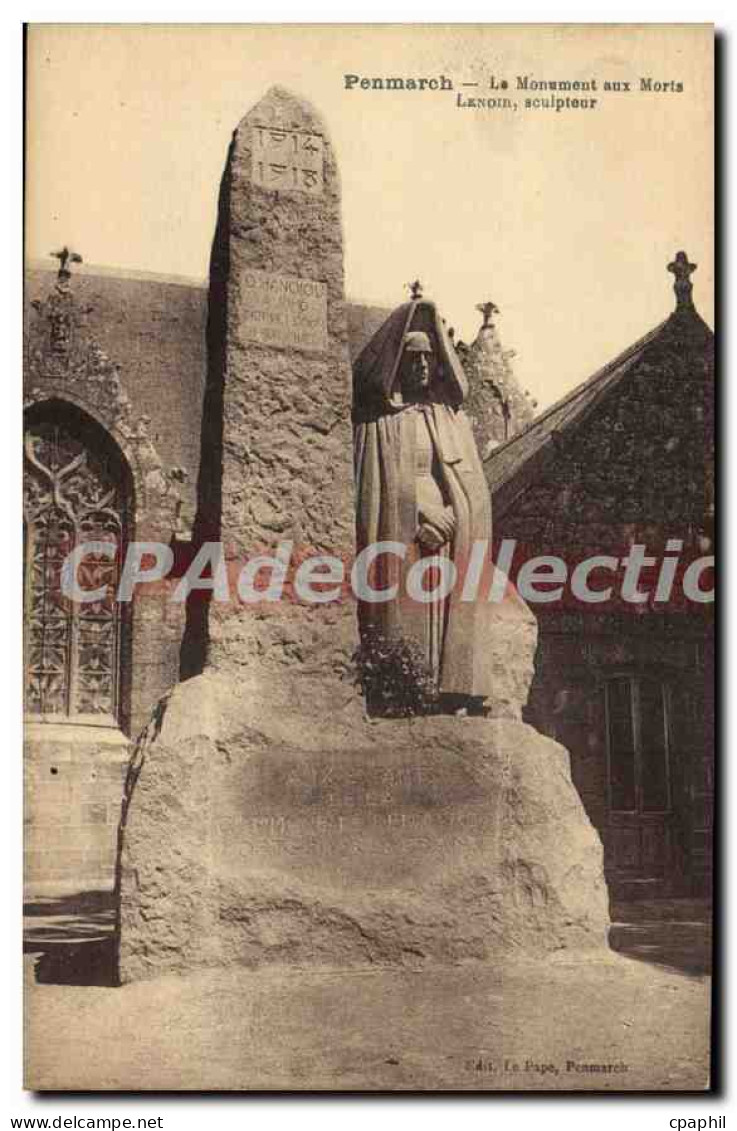 CPA Penmarch Le Monument aux Morts