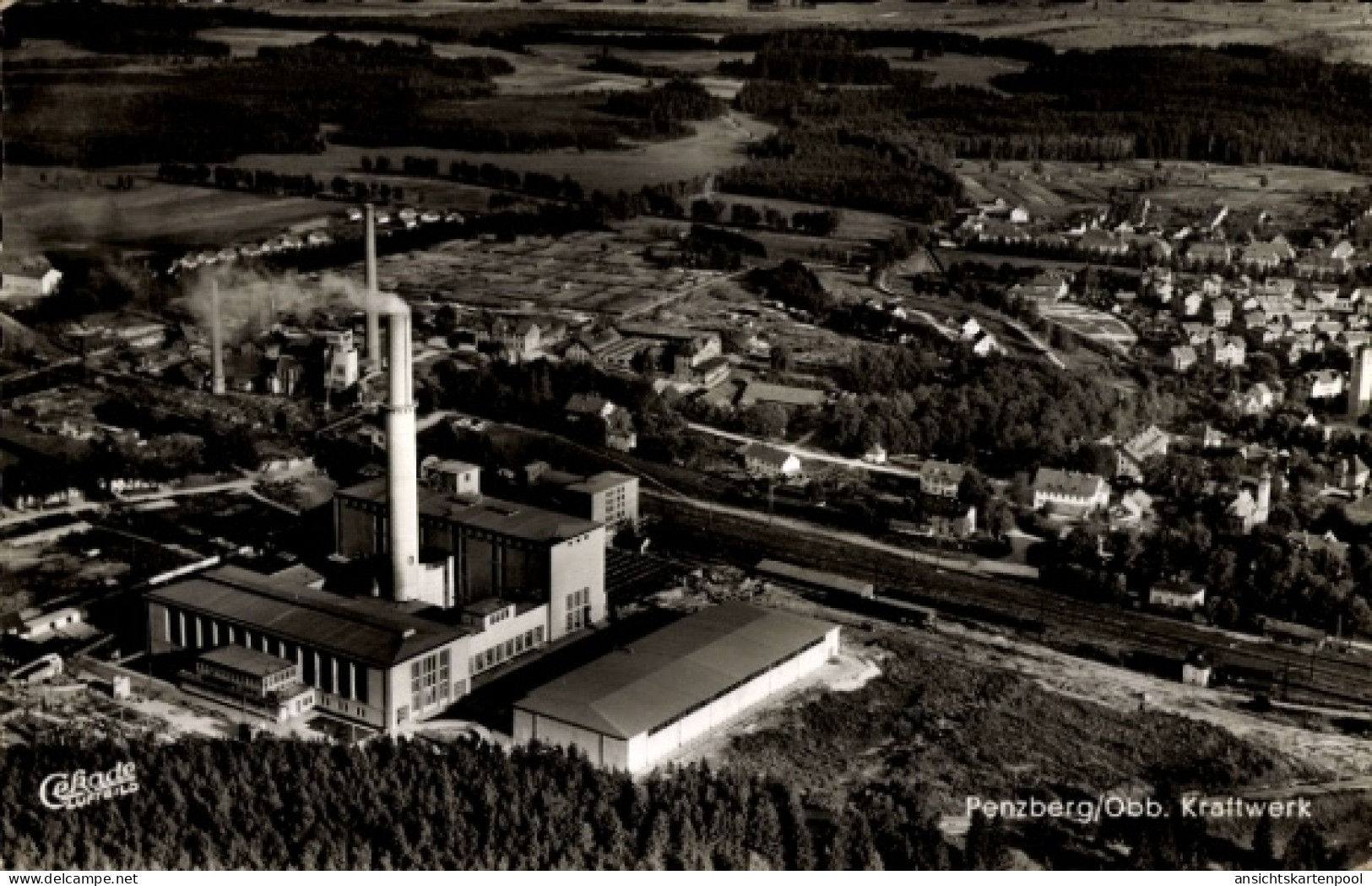 CPA Penzberg in Oberbayern, Penzberg/Obb., Kraftwerk