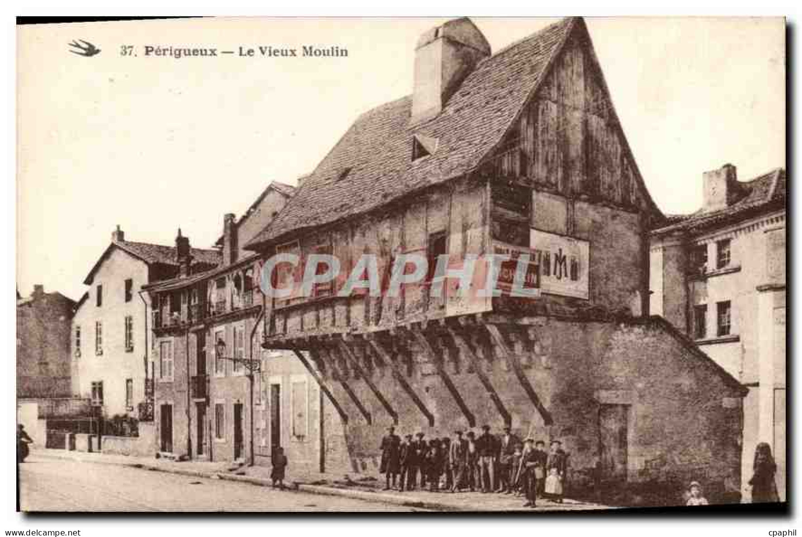 CPA Perigueux Le Vieux Moulin