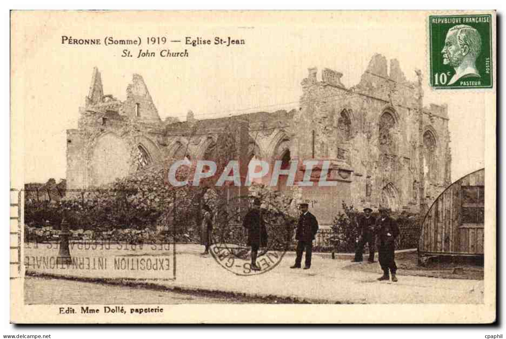 CPA Peronne Eglise St Jean