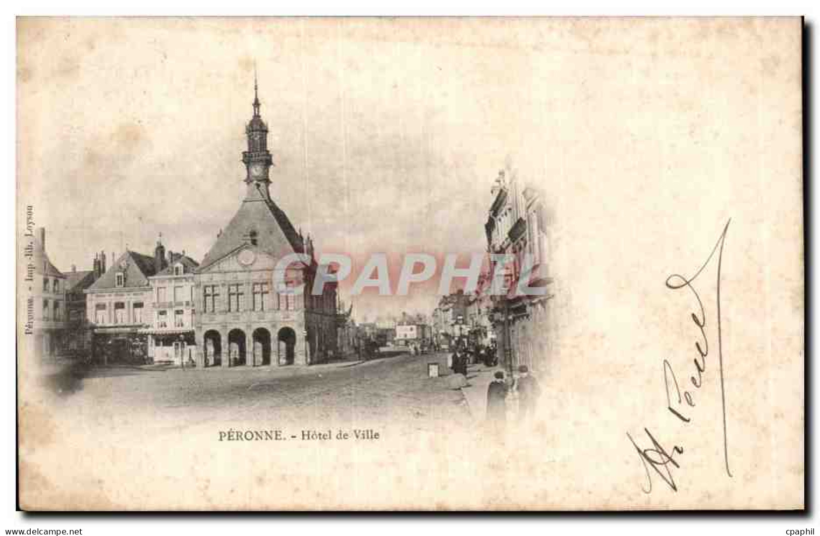 CPA Peronne Hotel de ville