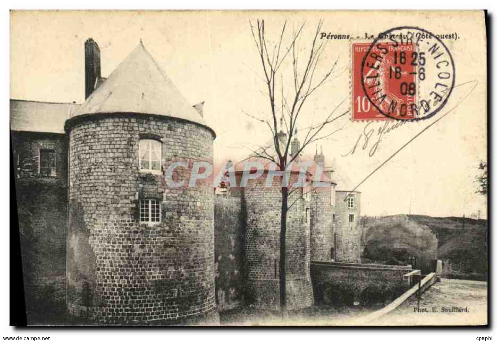 CPA Peronne Le chateau