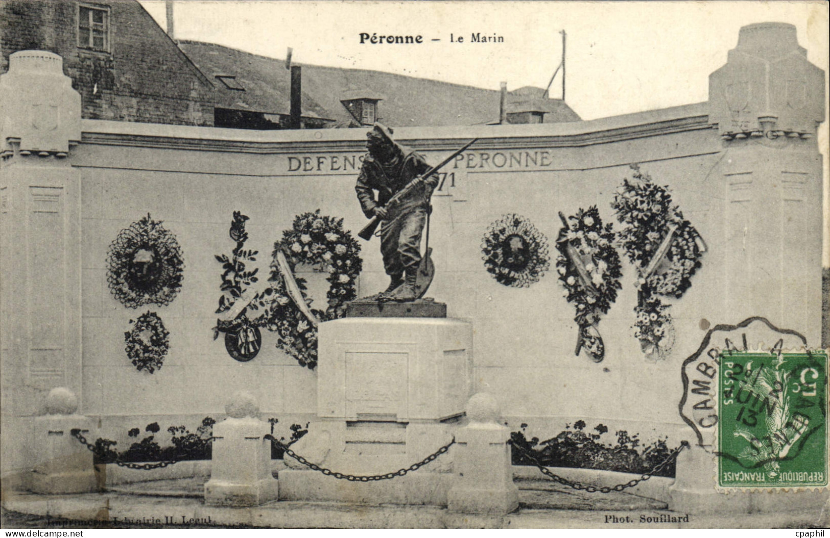 CPA Peronne Le Marin