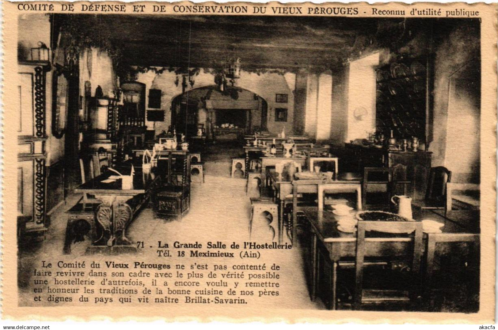 CPA PÉROUGES Le Comité du Vieux PÉROUGES (684140)