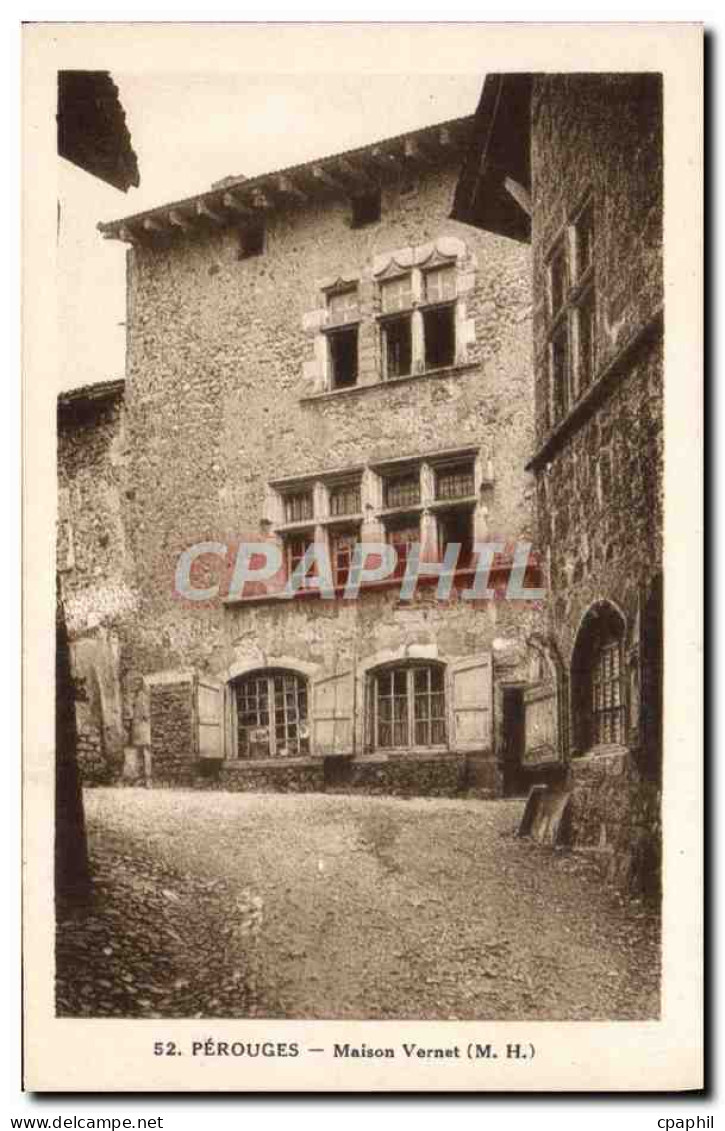 CPA Perouges Maison Vernet