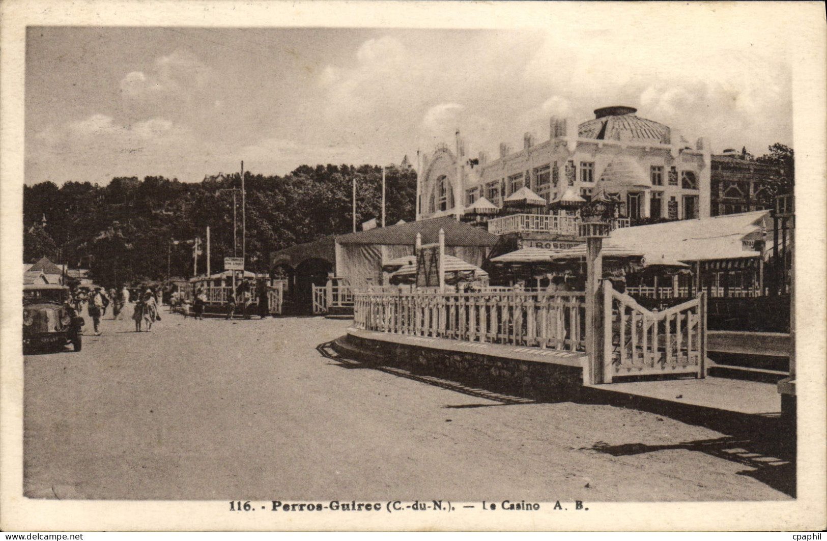 CPA Perros Guirec La Casino